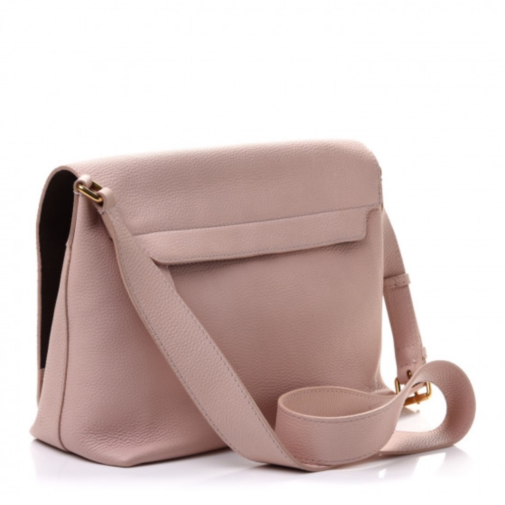 Burberry Burleigh Medium Leather Crossbody Bag Pale Ash Rose NWT - Picture 7 of 14